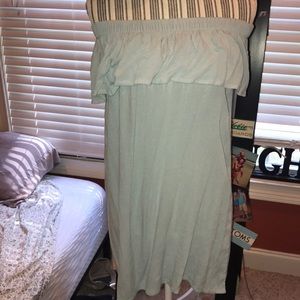 Off the shoulder ruffle dress/top